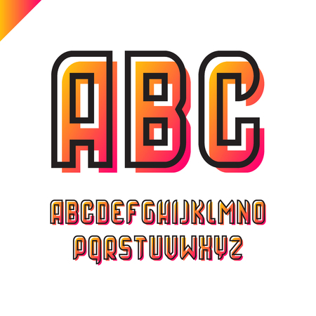 sport font vector square alphabet or letter set royalty free square letter font