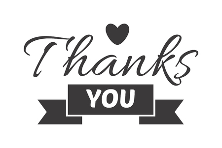 ありがとう本文ベクトルとヴィンテージのラベルを設定します ありがとう本文デザイン ラベル カード文字種類バナー記号です 文字タイポグラフィありがとう手書き装飾的な書道メッセージ テキストです のイラスト素材 ベクタ Image