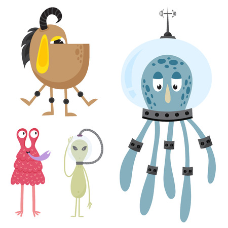 面白い漫画モンスターかわいい外国人キャラクター クリーチャー幸せ悪魔カラフルな動物イラスト の写真素材 画像素材 Image