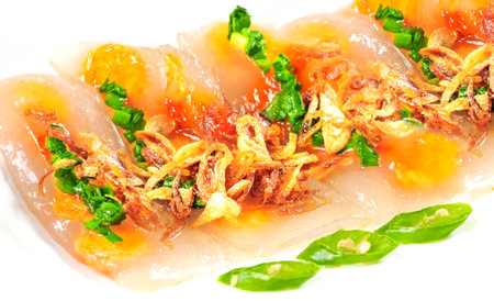 食品ベトナム 名前を知っている ある Banh ボット Loctiny 米粉餃子エビ詰め豚ひき肉し バナナの葉に包んで の写真素材 画像素材 Image 3178