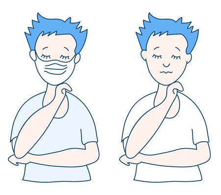 301 目を閉じた男性 のイラスト素材 ベクター 123rf