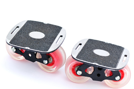 フリーライン スケート スケート ボード 白い背景で隔離のスタイル の写真素材 画像素材 Image