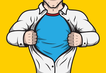 superhero poster template
