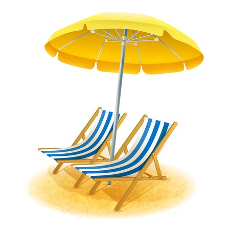 Liegestuhl Mit Sonnenschirm Comic sdatec.com