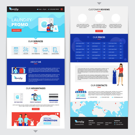 laundry service vertical web