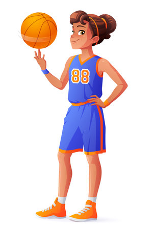 fille en basket