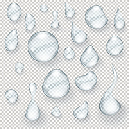 明るい背景に透過ベクター水ドロップ の写真素材 画像素材 Image