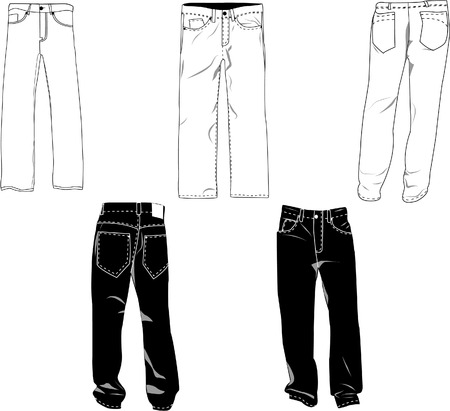 pants templatemockup for designs in vector format colors are easily modified shadows