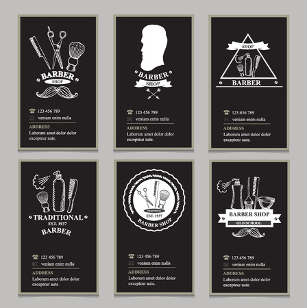 barber visit card
