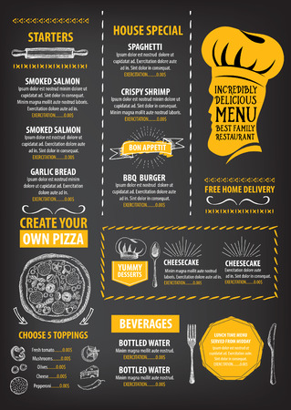menu template design