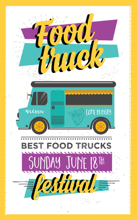 food truck menu template