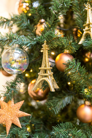 christmas tree decoration in vintage french style with eifel tower stock photo 72798435 - French Style Christmas Decorations christmas tree decoration in vintage french style with eifel tower stock photo 72798435 - French Style Christmas Decorations