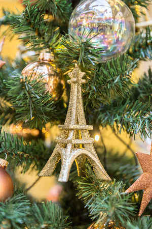 christmas tree decoration in vintage french style with eifel tower stock photo 72800308 - French Style Christmas Decorations christmas tree decoration in vintage french style with eifel tower stock photo 72800308 - French Style Christmas Decorations