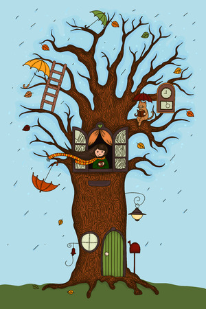 マジック ツリーハウス 手に白い背景の孤立したオブジェクトを描画します のイラスト素材 ベクタ Image マジック ツリーハウス 手に白い背景の孤立したオブジェクトを描画します のイラスト素材 ベクタ Image