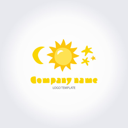 logo with sun moon