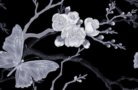 38 517 Foto Farfalle E Fiori Bianco E Nero Immagini E Vettoriali