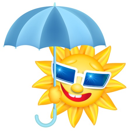 Liegestuhl Mit Sonnenschirm Comic sdatec.com