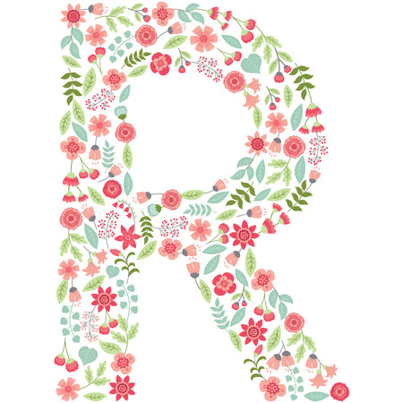 Vector Floral Letter M Die Grossbuchstabe M Ist Aus Floralen Elementen Pastell Blumen Blutenblatter Und Blatter Gemacht Vektor Floral Abc Englisches Blumenalphabet Schriftart Vektor Illustration Lizenzfrei Nutzbare Vektorgrafiken Clip Arts
