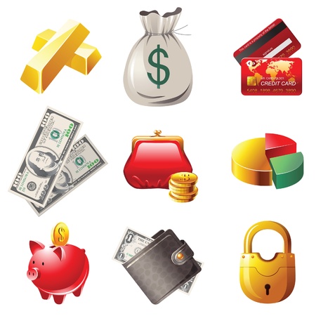 Bag of gold coins: 9 biểu tượng tiền có nhiều chi tiết