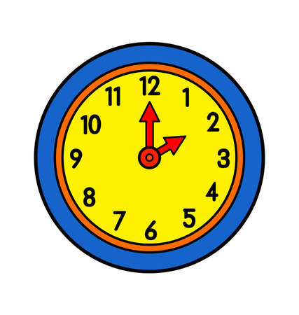 6 00 clock clipart for kids