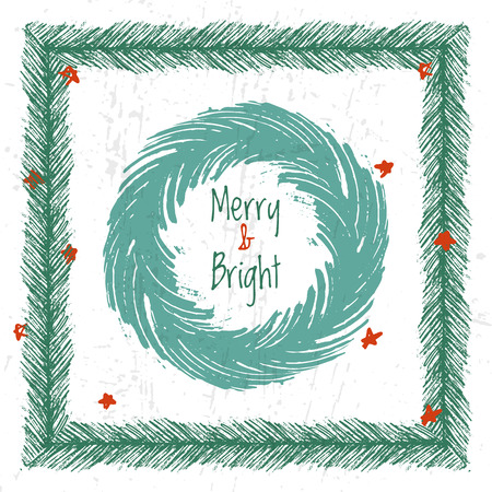 Ink Hand Drawn Christmas Tree Vector Brushes For Festive Borders And Frames Stock Ink Hand Drawn Christmas Tree Vector Brushes For Festive Borders And Frames Stock