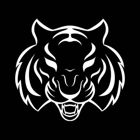 Tiger Icon Isolated On A White Background Tiger Logo Template
