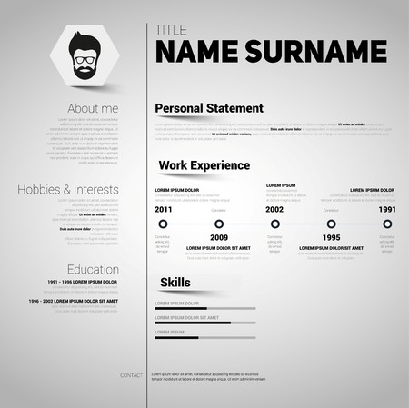 simple design resume