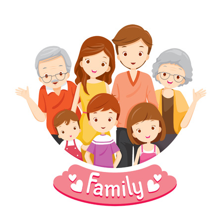 family cartoon stock photos royalty free family cartoon images