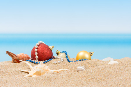 christmas tree decorations on the beach in tropical concept stock photo picture and royalty free image image 87636236 - Christmas On The Beach christmas tree decorations on the beach in tropical concept stock photo picture and royalty free image image 87636236 - Christmas On The Beach