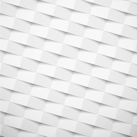 White paper texture with geometric pattern vector background