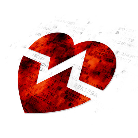 ヘルスケアの概念 デジタル背景にドット絵の赤いハートのアイコン の写真素材 画像素材 Image ヘルスケアの概念 デジタル背景にドット絵の赤いハートのアイコン の写真素材 画像素材 Image