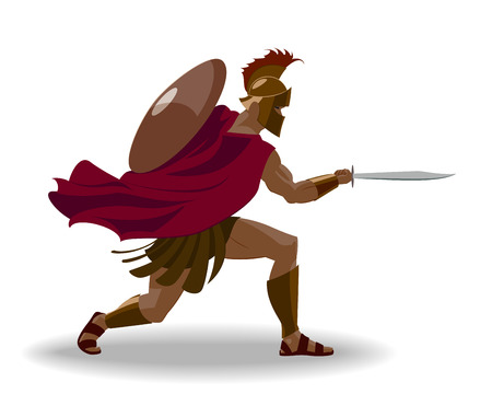 剣を構えた鎧とホプリタイ盾を持つ怒ったスパルタの戦士 分離 ベクターイラスト の写真素材 画像素材 Image 剣を構えた鎧とホプリタイ盾を持つ怒ったスパルタの戦士 分離 ベクターイラスト の写真素材 画像素材 Image