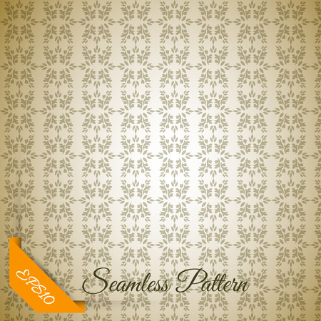 Seamless pattern with floral ornament pattern concept Stock Photo