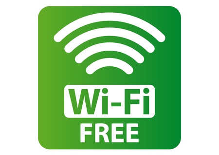 無料 Wi Fi の記号のイラスト素材 ベクタ Image 無料 Wi Fi の記号のイラスト素材 ベクタ Image