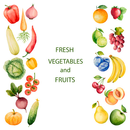banana: Đặt các loại rau màu nước và trái cây.