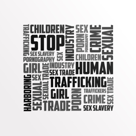 Human Trafficking Vector Template Stock Photo - 50352933
