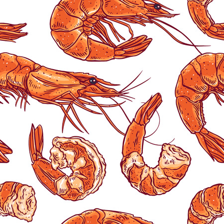 調理異なるエビのかわいいシームレスな背景 手描きのイラスト のイラスト素材 ベクタ Image 9440 調理異なるエビのかわいいシームレスな背景 手描きのイラスト のイラスト素材 ベクタ Image 9440