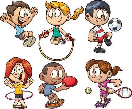 Kids Sports Stock Illustrations, Cliparts and Royalty Free Kids Sports  Vectors