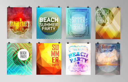 set of poster flyer brochure design templates elements for poster designs templates