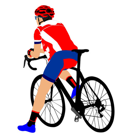 自転車に乗って白い背景 ベクトル図 男性競輪選手 のイラスト素材 ベクタ Image 0474 自転車に乗って白い背景 ベクトル図 男性競輪選手 のイラスト素材 ベクタ Image 0474