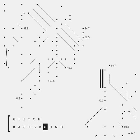 シンプルなデザインの要素を持つグリッチ テキストの背景 ポスターとカバーに便利のイラスト素材 ベクタ Image