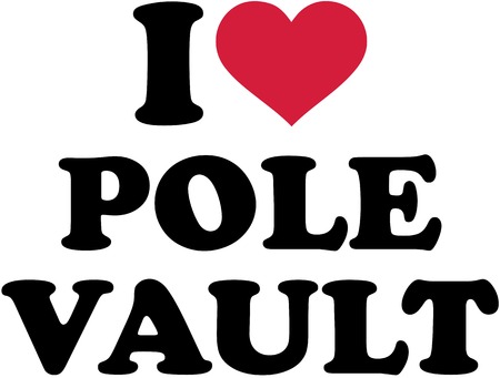 I love pole vault Stock Photo