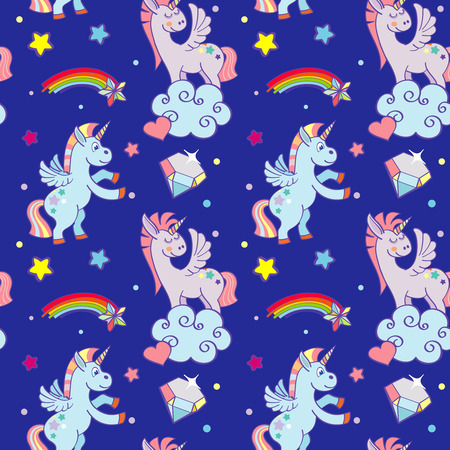 魔法のかわいいユニコーン 虹 妖精の翼 魔法の杖 星と結晶はベクター セットです ピンクのポニーと雲の図 のイラスト素材 ベクタ Image 魔法のかわいいユニコーン 虹 妖精の翼 魔法の杖 星と結晶はベクター セットです ピンクのポニーと雲の図 のイラスト素材 ベクタ Image