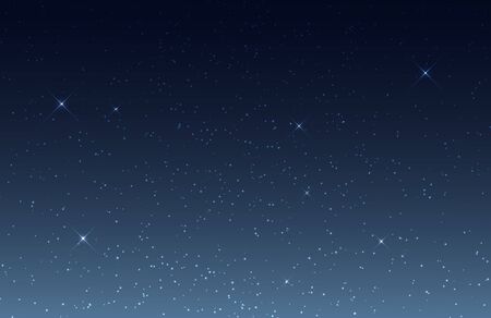 Cielo Stellato Blu Vettoriali, Illustrazioni e Clipart