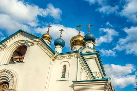 Epiphany monastery. temple of the icon of the mother of god assuage my sorrows. photo taken in chelyabinsk, russia.