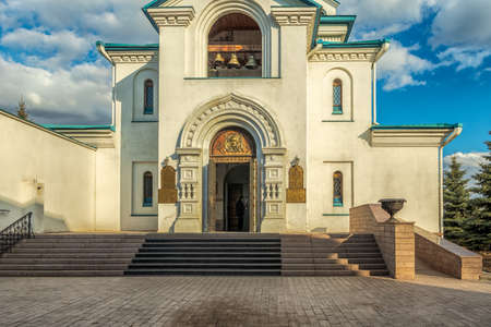 Epiphany monastery. temple of the icon of the mother of god assuage my sorrows. photo taken in chelyabinsk, russia.