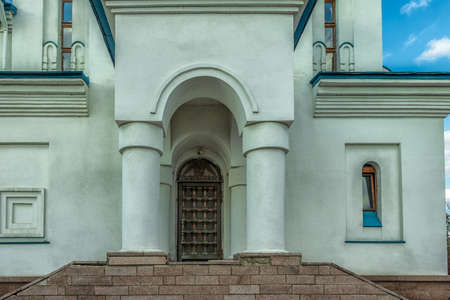 Epiphany monastery. temple of the icon of the mother of god assuage my sorrows. photo taken in chelyabinsk, russia. Banco de Imagens