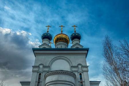 Epiphany monastery. temple of the icon of the mother of god assuage my sorrows. photo taken in chelyabinsk, russia.