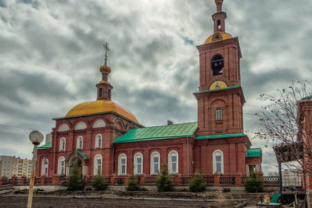 Church of the intercession of the holy mother of god. Banco de Imagens