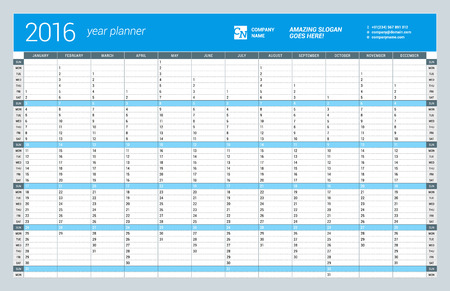 annual year planner